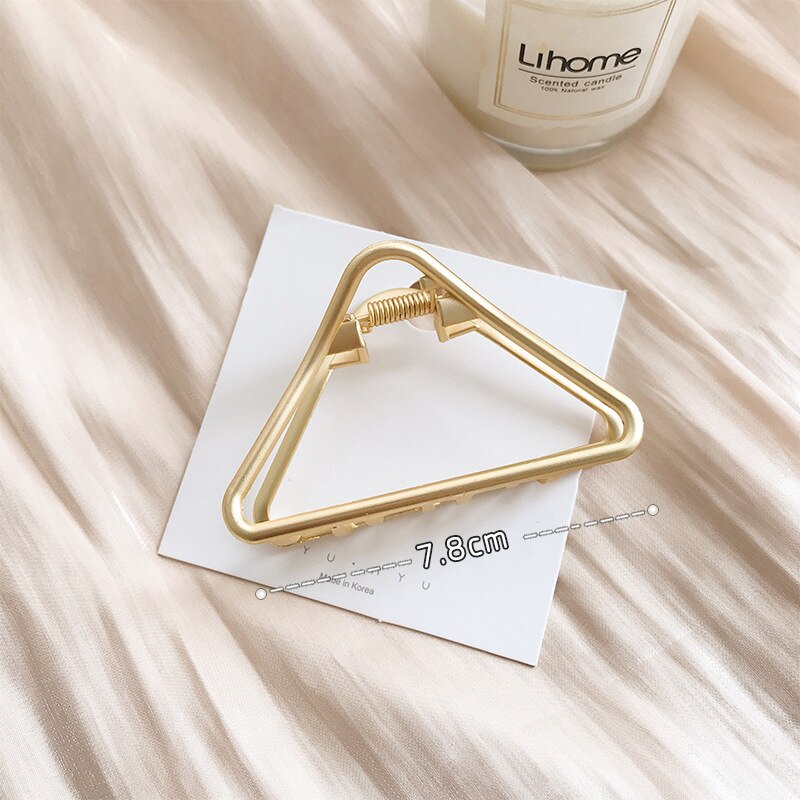 Alloy Geometric Hair Clips Women Girls Claw Clip Hair Claws Hair Clamps Claw Clips Hairpins Barrette Crab Hair Accessories: A5