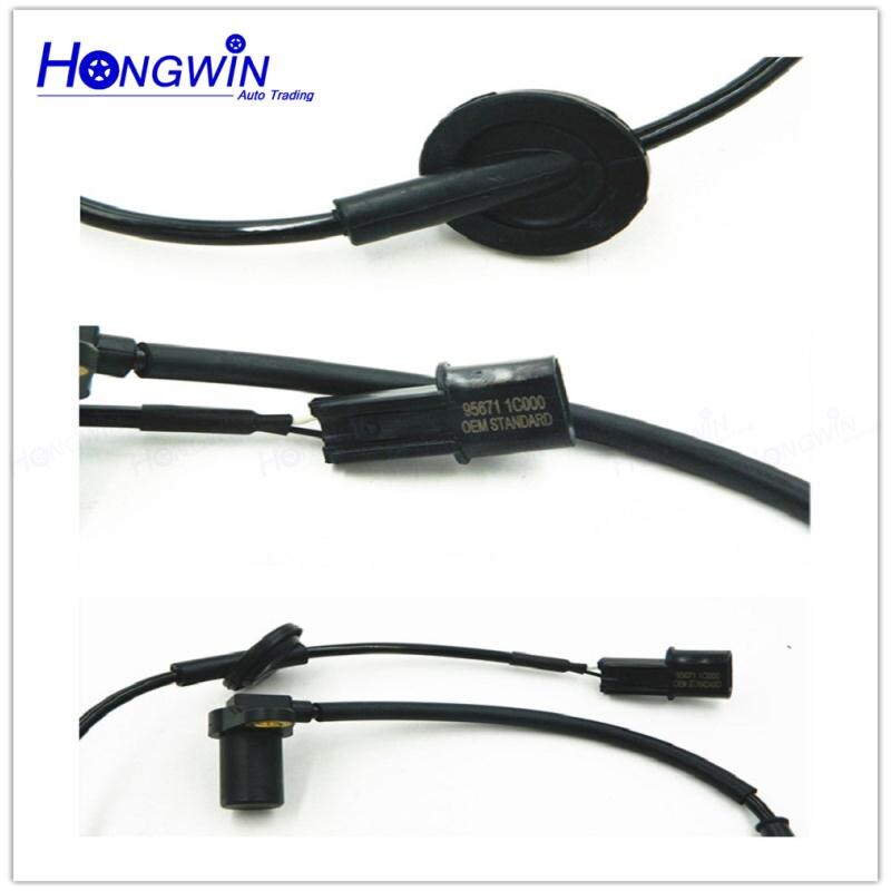 HW 95671-1C000 & 95671-1C010 Frente ESQUERDA & Direita ABS Da Roda Sensor de Velocidade para HYUNDAI GETZ TB UM CONJUNTO