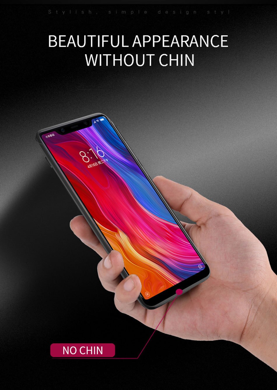 Funda de batería para Xiaomi Mi 8, 6800mah, Ultra cargador para teléfono inteligente Xiaomi Mi8 SE