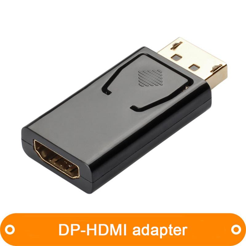 Adattatore da DP a HDMI-porta di visualizzazione compatibile con HDMI maschio femmina DisplayPort convertitore adattatore DP a HDMI