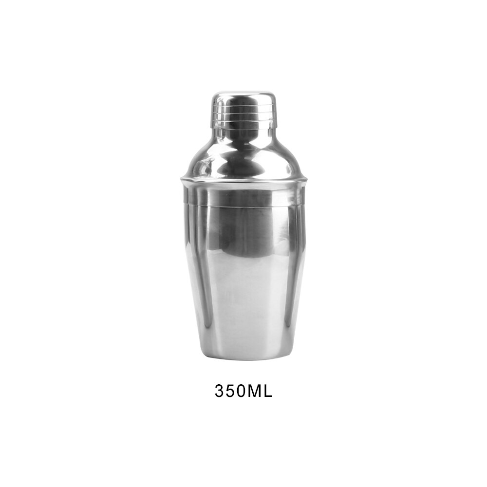 Stainless Steel Cocktail Shaker Party Bar Tools 250/350/550/750ml Boston Martini Cocktail Wine Mixer 1PC: 350ML