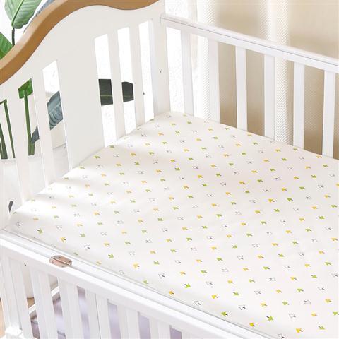 1 stykke madrasovertræk til baby seng bomuld nyfødt monteret ark børneseng madras beskytter sengetøj krybbe ark bomuld baby element: Konglongleyuanb