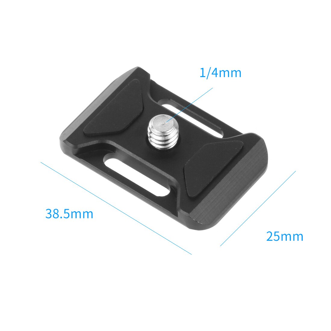 Universale 38mm mini piastra a sgancio rapido fibbia antigoccia ultra sottile per Arca svizzero telecamera corda treppiede monopiede morsetto testa a sfera: Ultra Thin