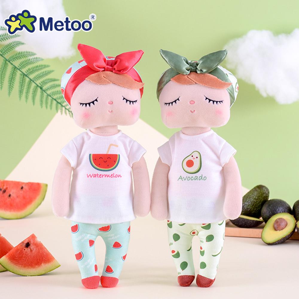 Metoo Baby Meisje Pop Cartoon Speelgoed Dieren Zacht Speelgoed Voor Meisjes Kinderen Jongens Kawaii Baby Pluche Speelgoed Verjaardagsfeestje