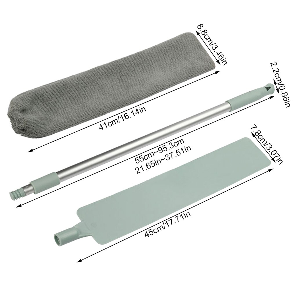 Telescopic Dust Remover Brush Home Cabinet Ceiling Window Long Duster Dust Cleaning Tool