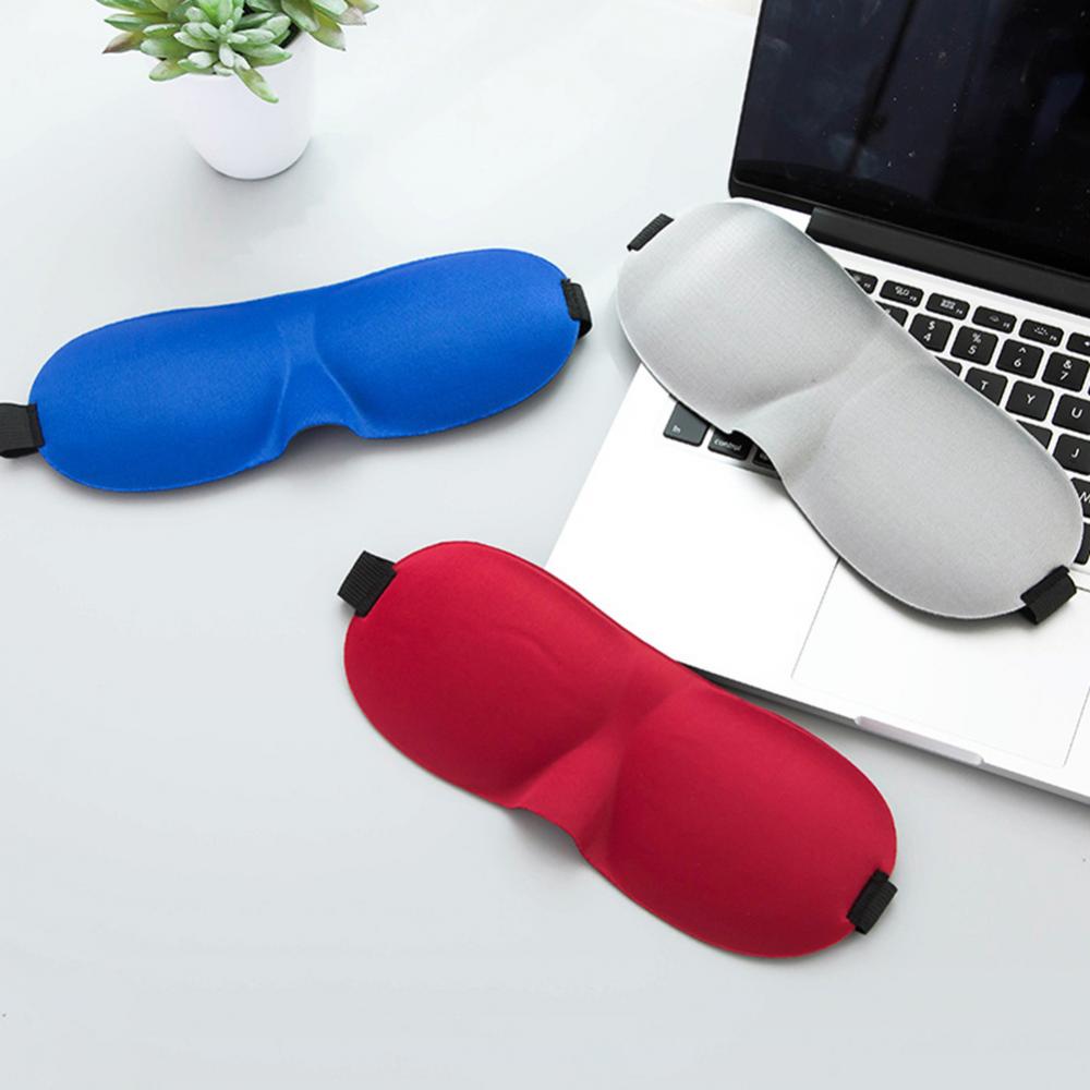 Draagbare 3D Slapen Oogmasker Zacht Ademend Oogmasker Reizen Blinddoek Slaapmasker Slapen Aid Cover Light Gids Eye Relax