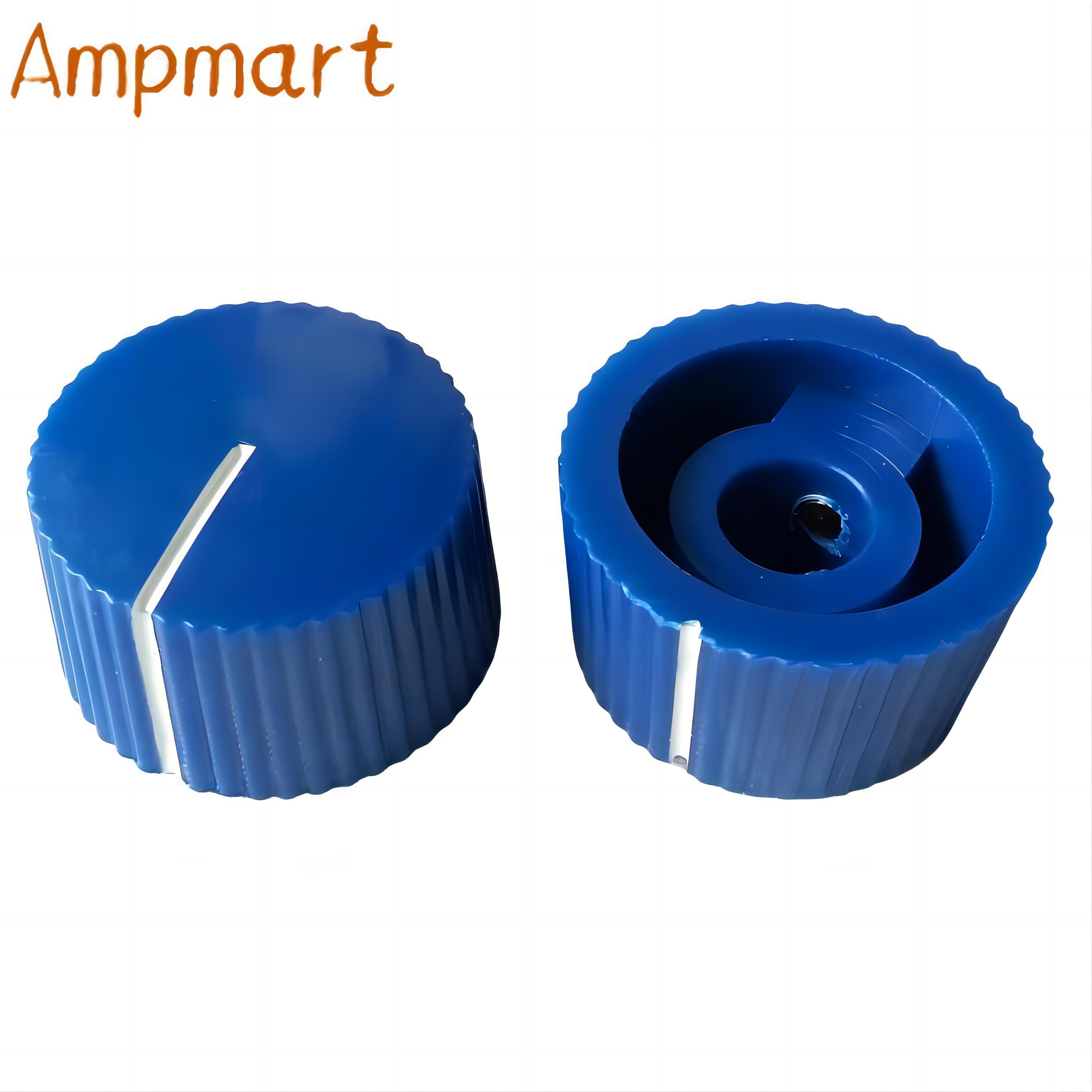 20X12MM Circular Plastic Knob, Guitar Effector Knob, Potentiometer Switch Knob, HIFI Volume Adjustment Knob, Inner Hole: 6.4MM: Blue