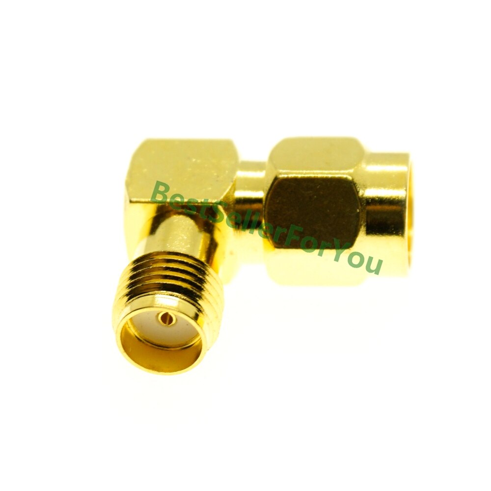 adapter rp sma hann jack til rp sma hun jack jack skruetrådskontakt 90 grader rett vinkel rf sma adapter
