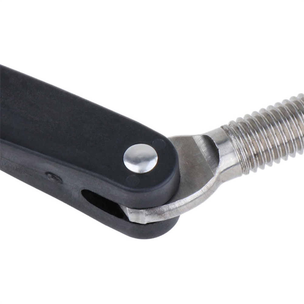 Boat Maintenance Outboard Transom Clamp Motor Transom Handle Stainless Steel Boat Parts Color Silver Easy To Install