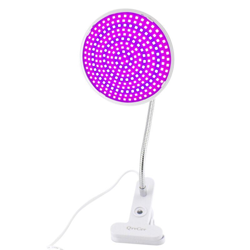 Dual 260 LED Plant grow light Flower grow box tent room Growth red blue Greenhouse lamp for veg cultivo Growing: Bulb and Single Clip / EU