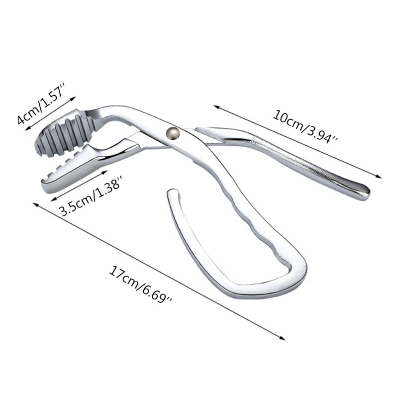 Stainless Steel Grill Grate Lifter Tool Grill Lifter Gripper Anti BBQ Charcoal Tongs Clip Grill Accessories