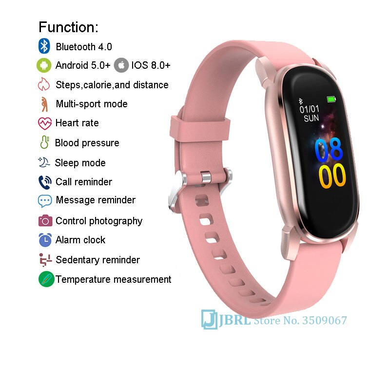Temperatuur Digitale Horloge Vrouwen Sport Horloges Elektronische Led Dames Polshorloge Voor Mannen Vrouwen Klok Mode Bluetooth Horloge