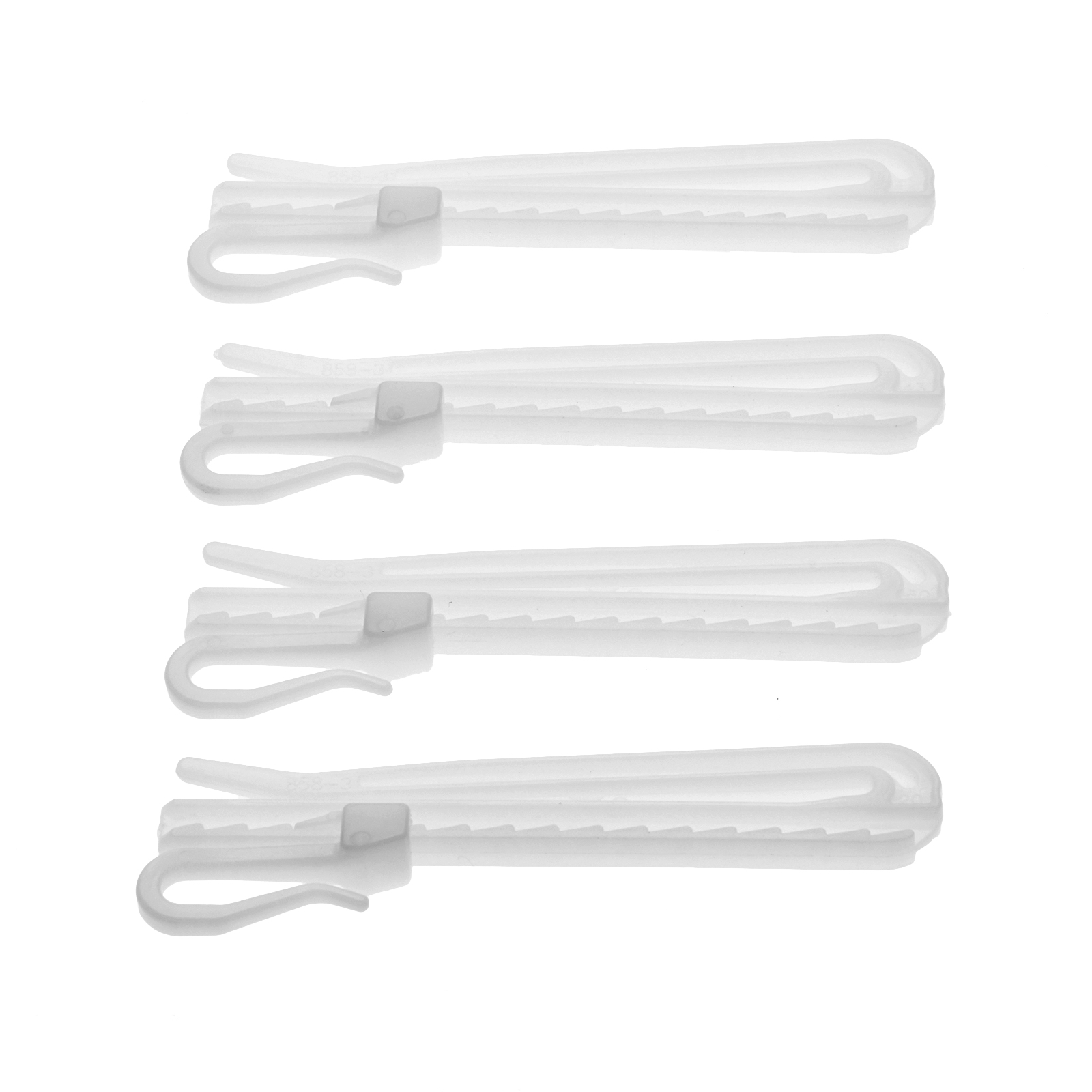 200 st vita plastgardinkrokar justerbara nypveck gardinkrokar för fönsterdörr badrum duschdraperikrok