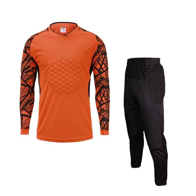 Autunno Inverno degli uomini di guanti Da Portiere di Calcio Uniforme SuitLong Uniformi di Formazione di Calcio a maniche corte Vestiti di Sport