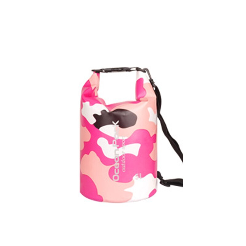 Sac à dos étanche pour Kayak, canoë, Rafting, sports de plein air, stockage sec, 5L/10L/15L/20L/30l: 5L Pink