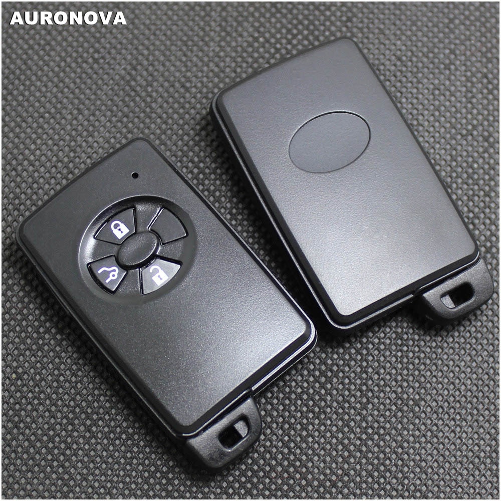 AURONOVA Replace Keyless Entry Key Shell for Toyota Reiz Rav4 Mark X Corolla Yaris 3 Buttons Remote Car Key Fob Case