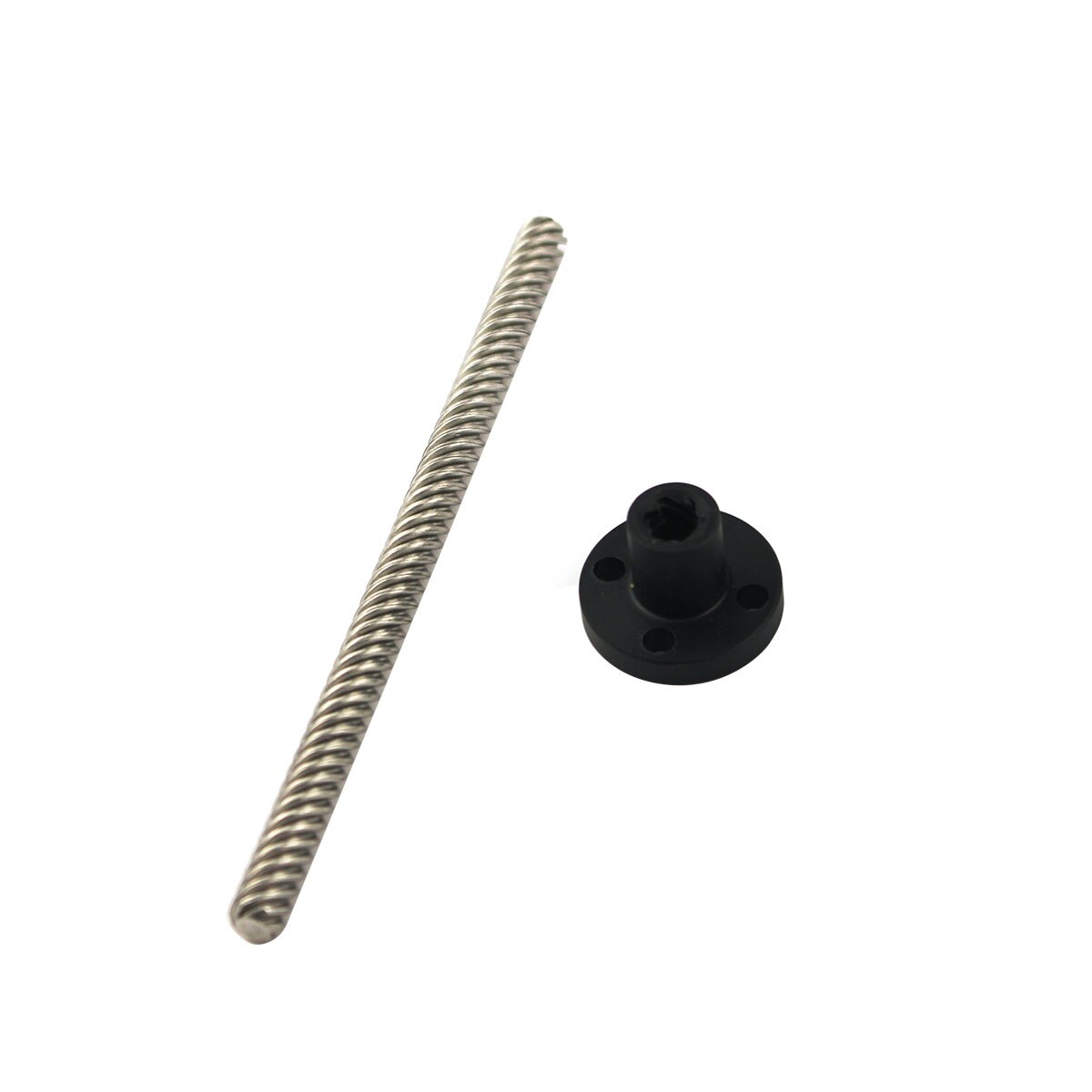T6 vis sans fin 100mm ~ 1000mm picth 2mm plomb 12mm + écrou en Nylon pour imprimante 3D
