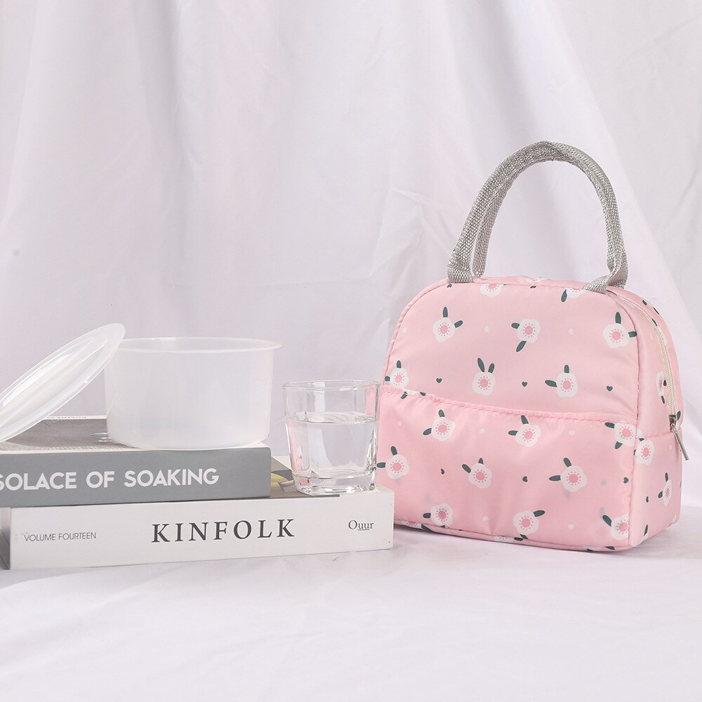 Fabrikant Direct Levert Thermische Isolatie Hand Lunch Tas: Roze