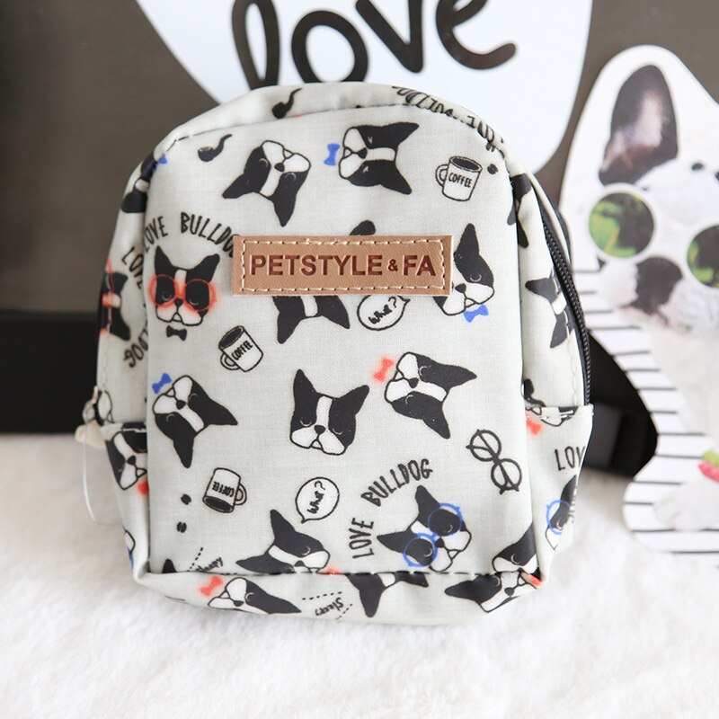 Sac à dos pour chien, imprimé bouledogue français – Grandado