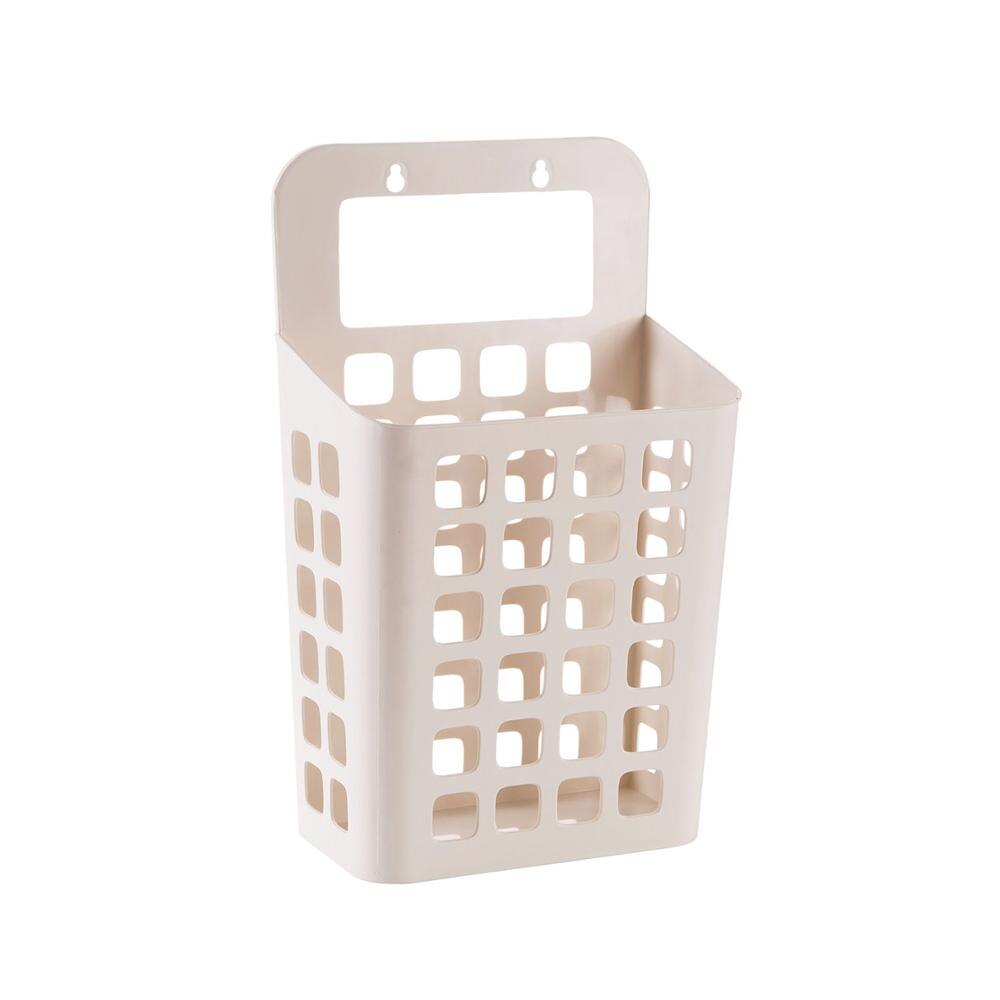 OHTERHOUSE, cesta de colada colgante para ropa sucia, organizador de lavandería de plástico, cesto para lavar ropa, caja de almacenamiento de ropa: Beige