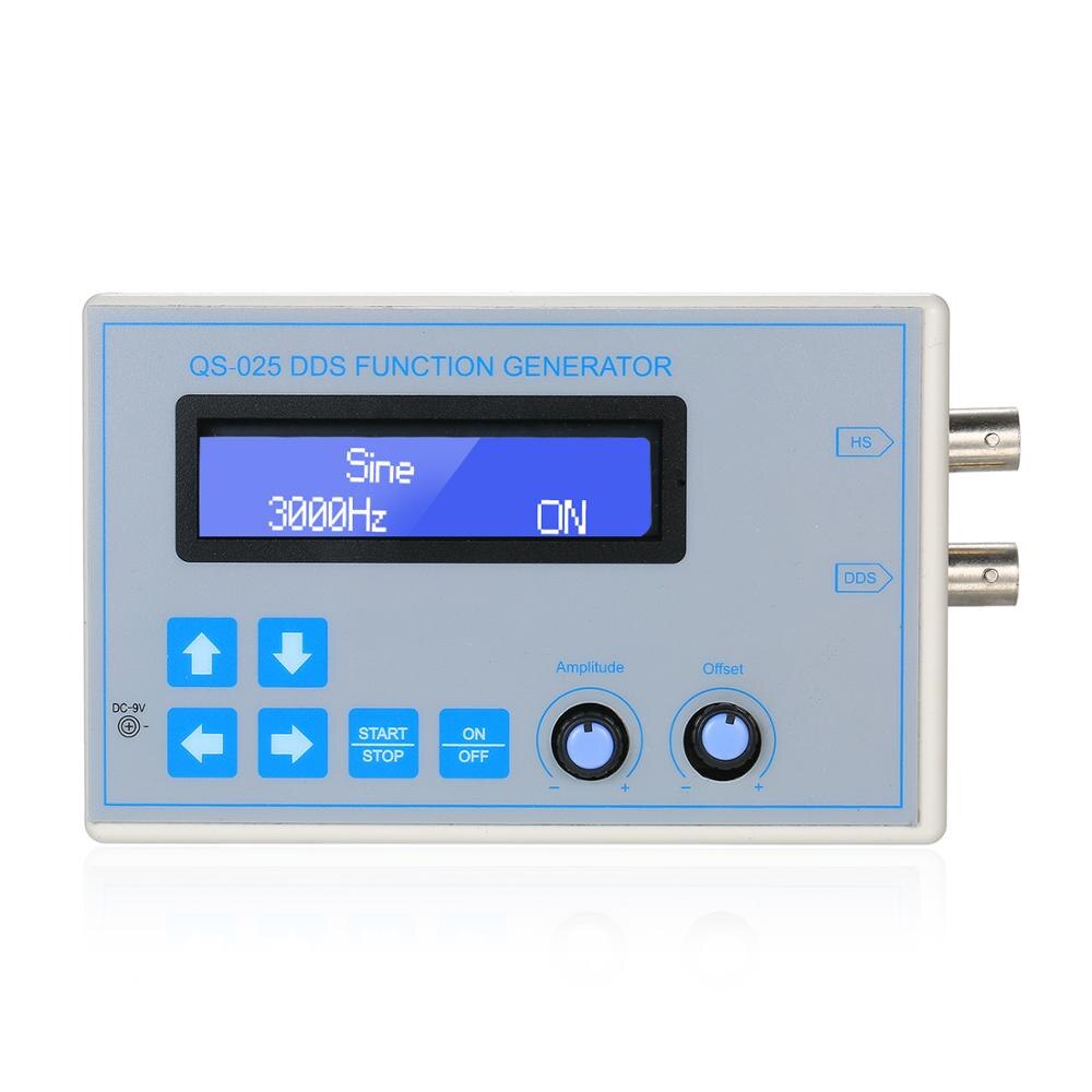 Generador de señal de función DDS, 1Hz-65534Hz, diente de sierra cuadrado sinusoidal, diente de sierra triangular, pantalla LCD de baja frecuencia, Cable USB
