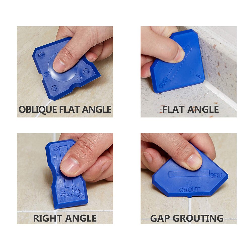 11/12/20Pcs Window Deur Siliconenkit Spreader Spatel Schraper Cement Kalefateren Removal Tool Afwerking Kit Grout kit Breeuwen