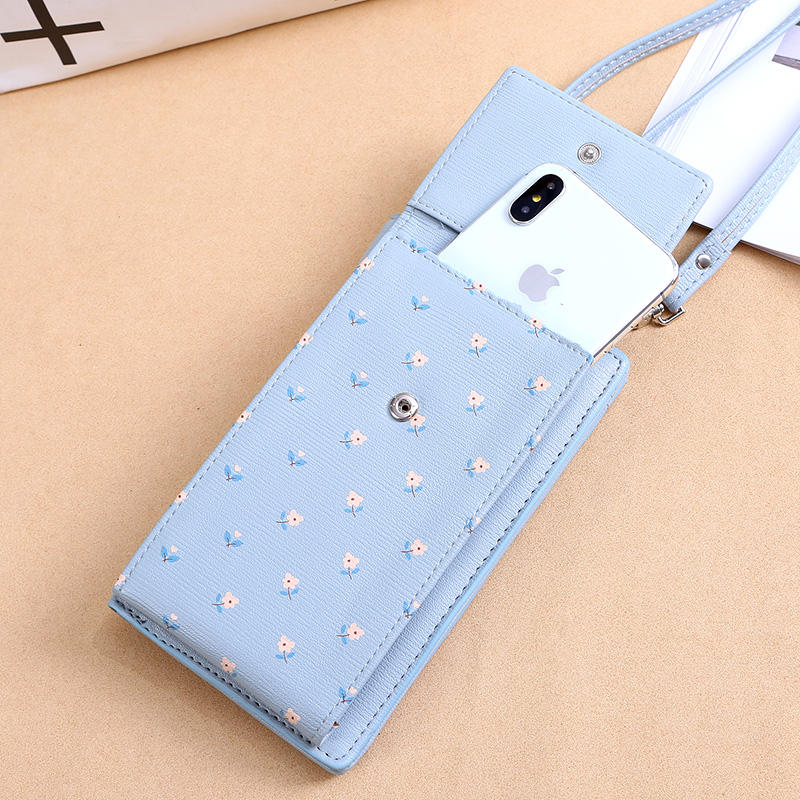 nouvelles femmes portefeuille décontracté téléphone portable portefeuille grand porte-cartes portefeuille sac à main sac à main pochette messager bretelles sac