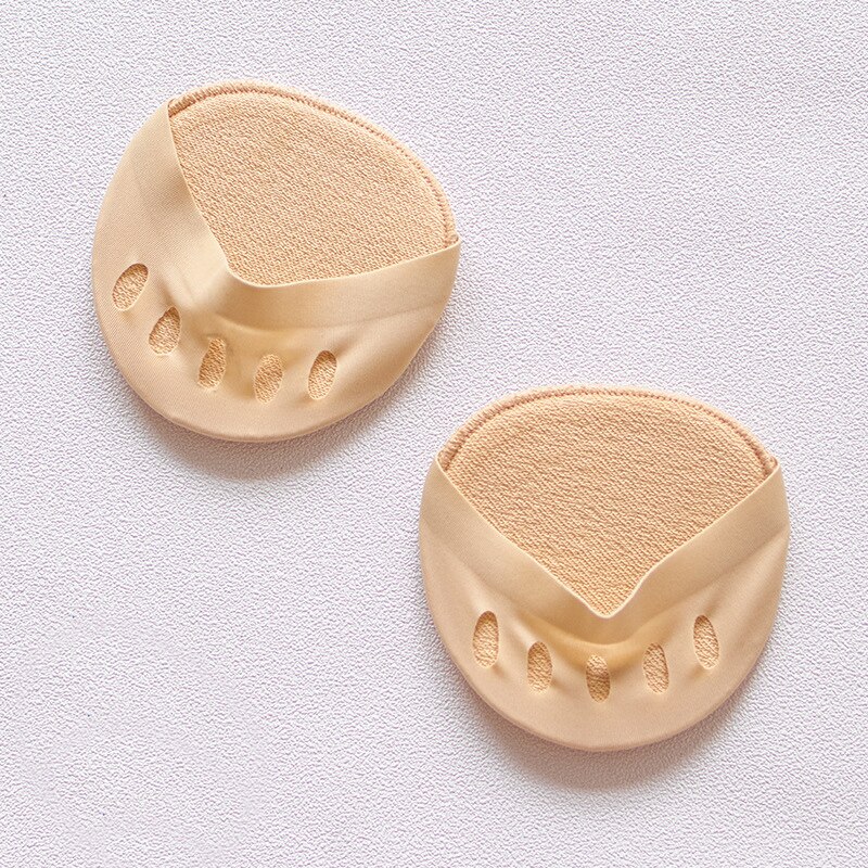 Invisible Socks Sweat-absorbent Half Feet Socks Anti-slip Foot Pad Five Fingers Socks Cotton Socks Open Toe Socks Invisible