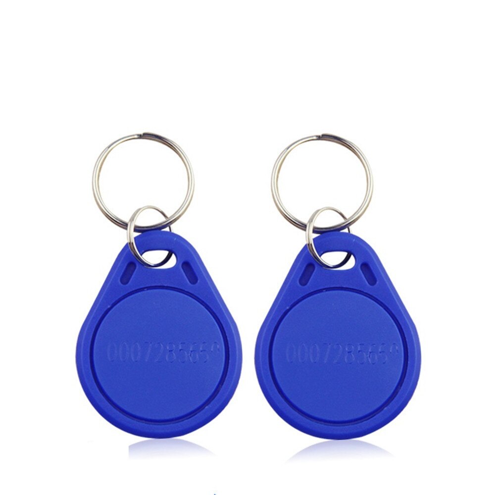 1pcs 41*33*4.3MM EM4100 TK4100 125khz RFID Waterproof Read Only Keyfobs Key Fob EM ID Tag Token Proximity Access Control: Blue