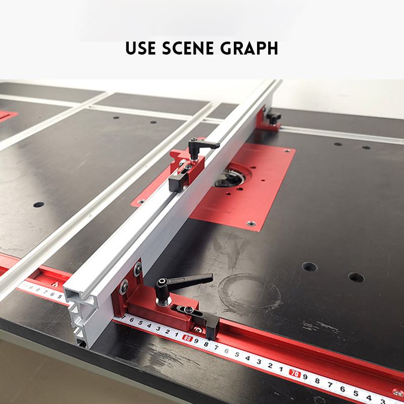 400mm-1000mm Woodworking Rail T-track T-slot Miter Track Woodworking Machinery Parts Router T Track Router Table DIY Tools