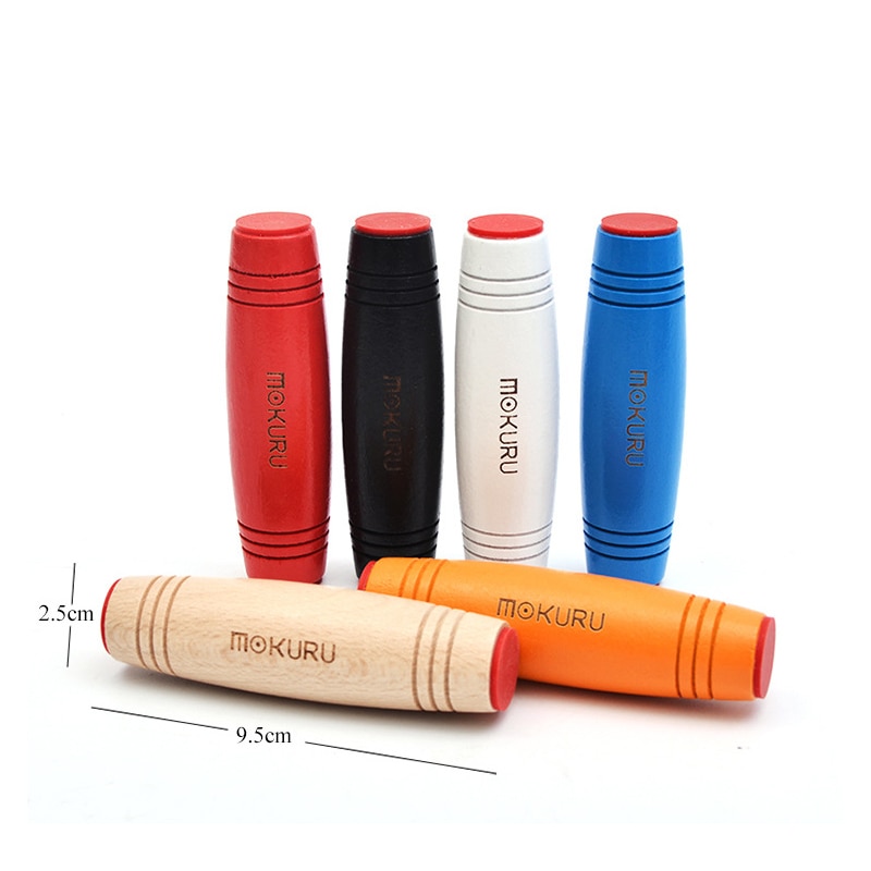 Houten speelgoed saai decompressie speelgoed bureau tuimelen / vingerrollen magisch decompressie ventilatie speelgoed