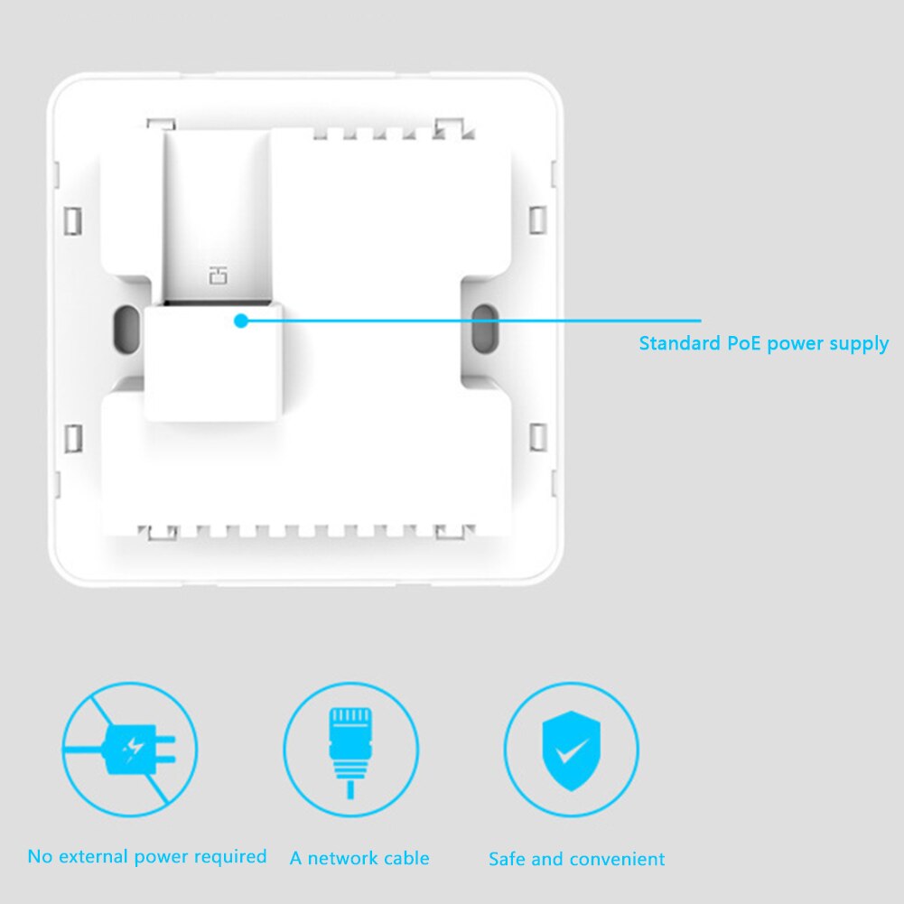 Intelligent Extender Office PoE Power Supply 300Mbps Access Point Practical Wireless AP Panel Home Wall Embedded