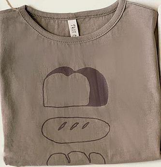 T-shirt manches courtes en coton pour enfant en bas âge, joli, respirant et doux, à la , motif de dessin animé, pour garçon et fille: Coffee / 24M