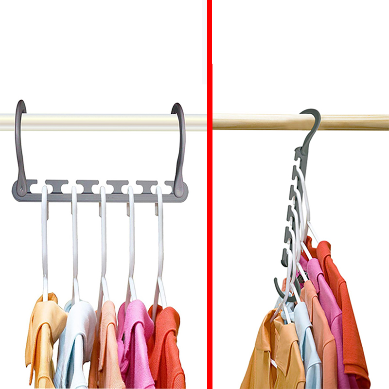 Wardrobe Storage Space-saving Hanger Hooks Plastic Hook Closet Hanger Rack Bedroom Storage Organizer Closet Shelves