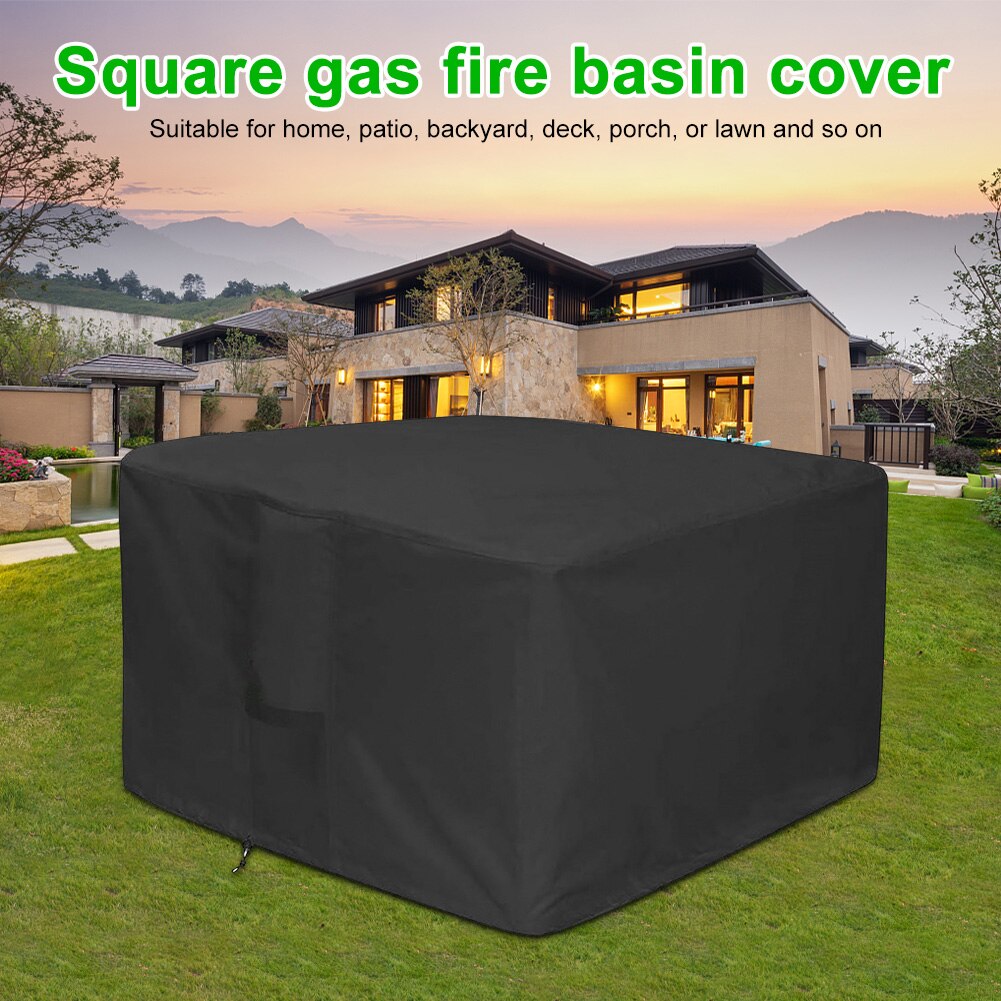 Brazier Hood Waterproof Furniture Heavy Duty Table Outdoor Patio Full Protection Anti Crack Oxford Cloth Gas Fire Pit Cover