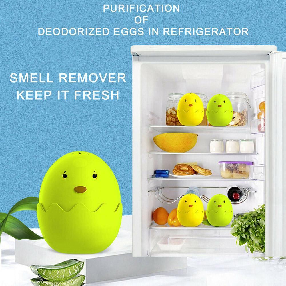 Green Leaf Home Shape Fridge Refrigerator Air Fresh Absorber Box Freshener Purifier Eliminate Odors Deodorizer Charcoal Sme X5J0