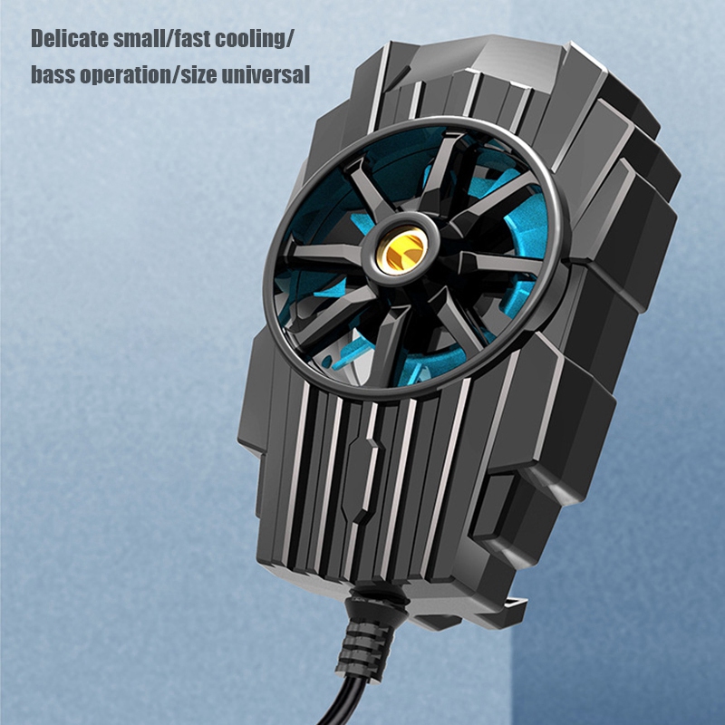 Mobiele Telefoon Radiator Draagbare Ventilator Koeling En Koeling Live Ultra-Stille Game Beugel Mobiele Telefoon Koelventilator Doos