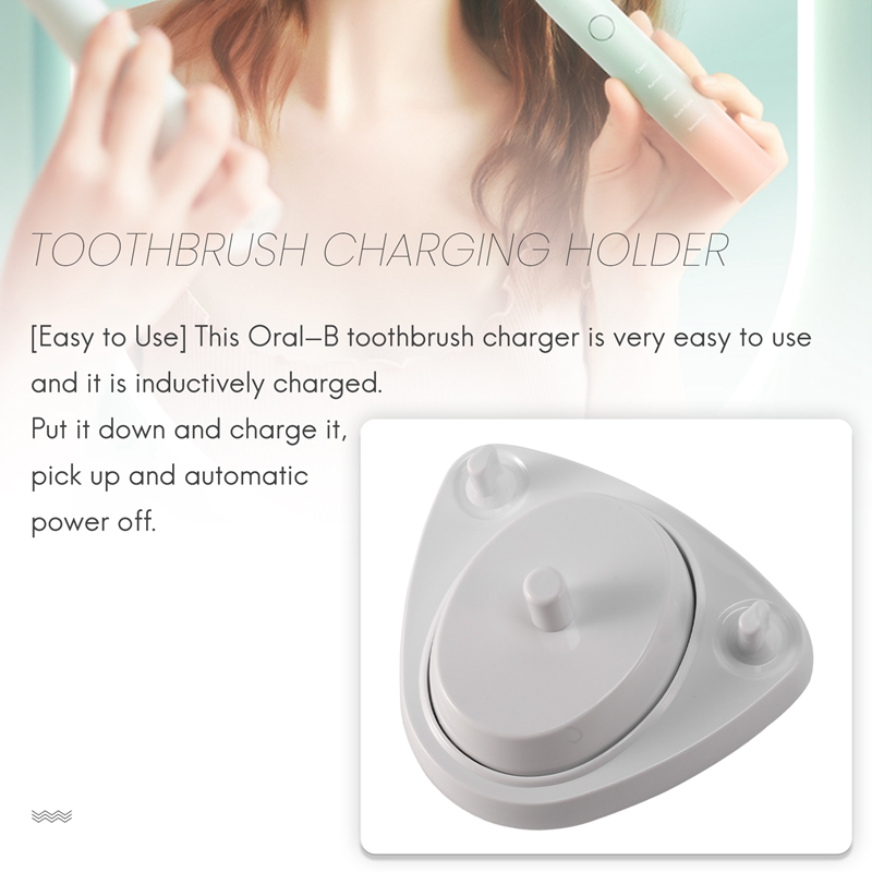 Voor Braun Oral B Tandenborstel Vervangende oplader Voeding Inductieve oplaadhouder Model 3757 USB-kabel