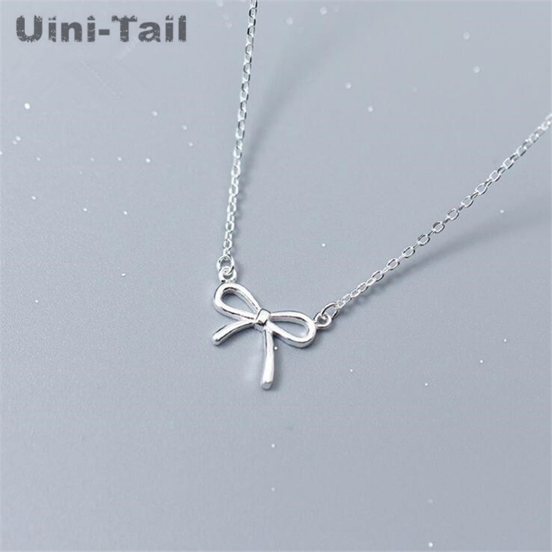 Uini-collier à pendentif en argent sterling 925 pour filles, bijou à la coréenne, tendance, adorable, , GN825