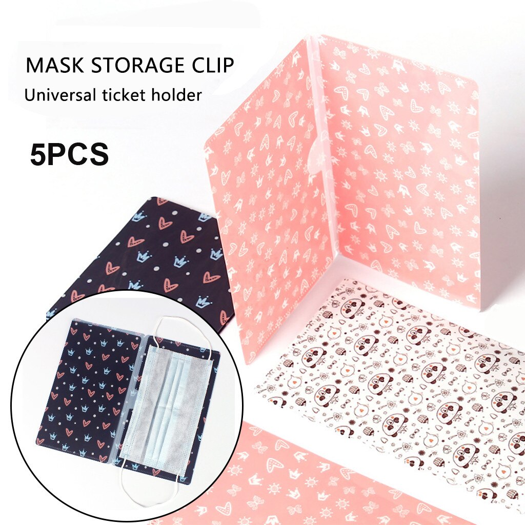#40 5pc Portable Organizer Face Masks -keeper Storage Clip Foldable Organizer Storage Folder Clip Сумка Для Инструментов