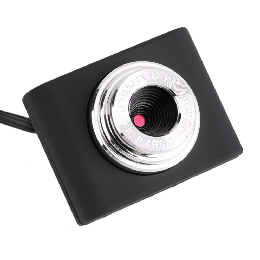 USB 30M Mega Pixel Webcam Digital Video Camera Web Cam For PC Laptop Notebook Computer Clip-on Camera Black