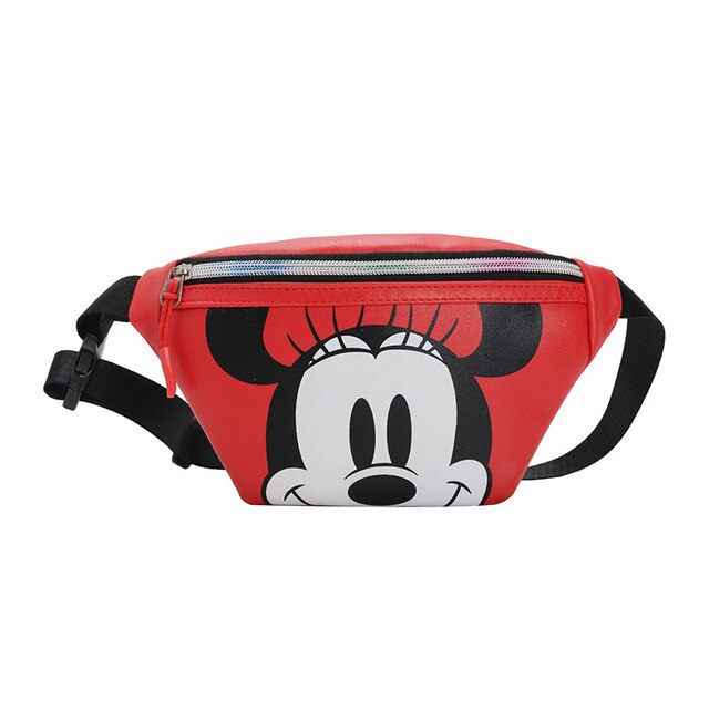 Bonitos paquetes de cintura de dibujos animados para niños, Mini precioso monedero de Mickey, paquete de almacenamiento para bebés, bolso de mano para niños y niñas, bolsa de mensajero, cartera: E