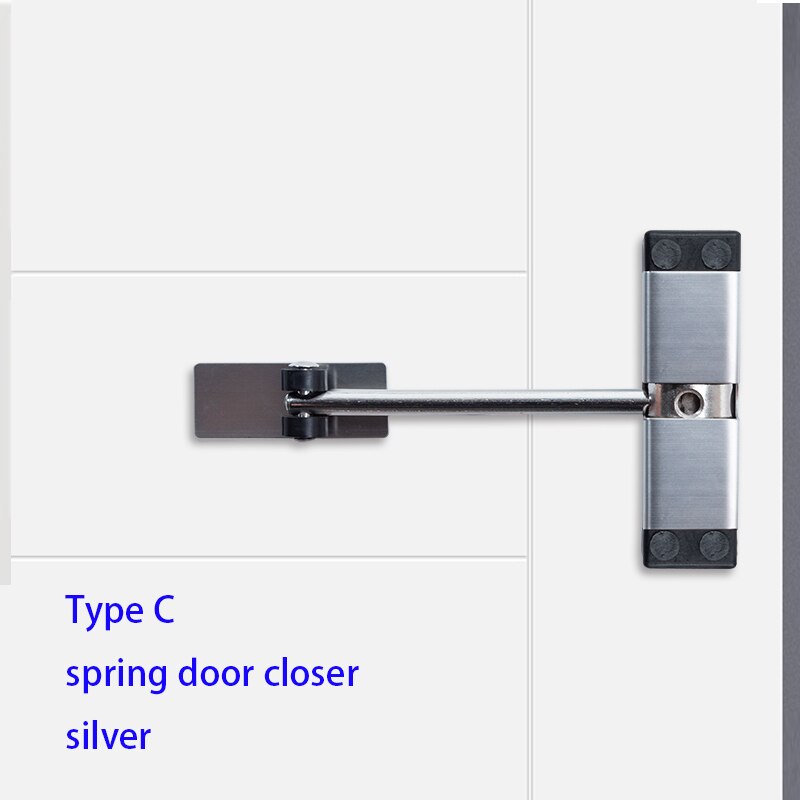 Heavy Duty Automatic Door Closer For Gates - Soft Closing, Outdoor Surface Mount