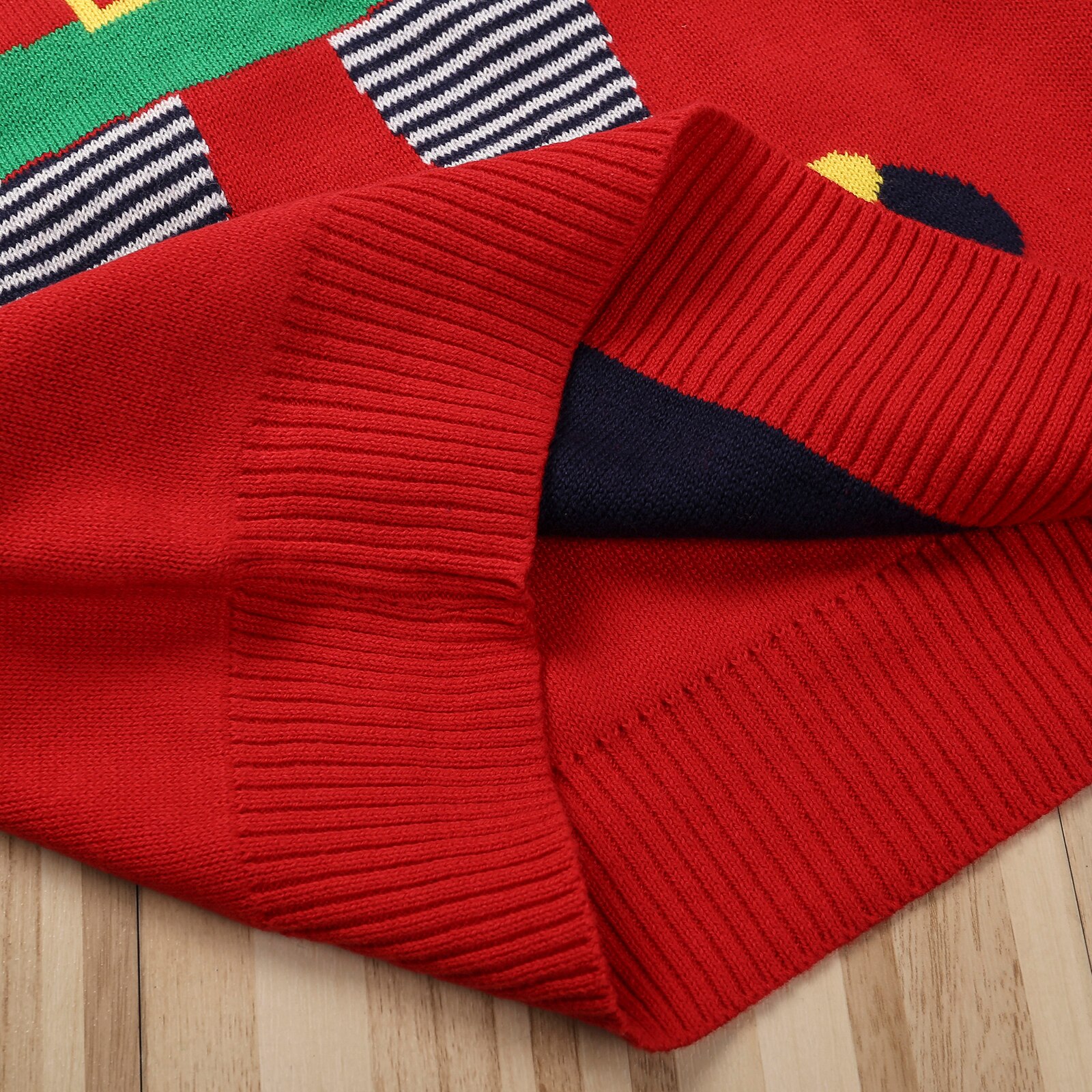 automne et hiver vêtements pour enfants garçons et filles noël dessin animé chandails tricotés, automne à manches courtes vêtements