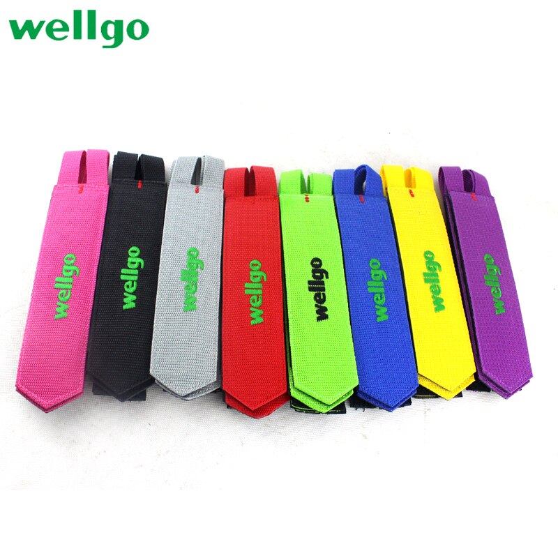 1 paire de sangles de pédale de vélo en Nylon Wellgo, ceinture à Clip d'orteil pour vtt, bande de pédale de vélo de route de montagne, sangle de pédale de cyclisme à engrenage fixe
