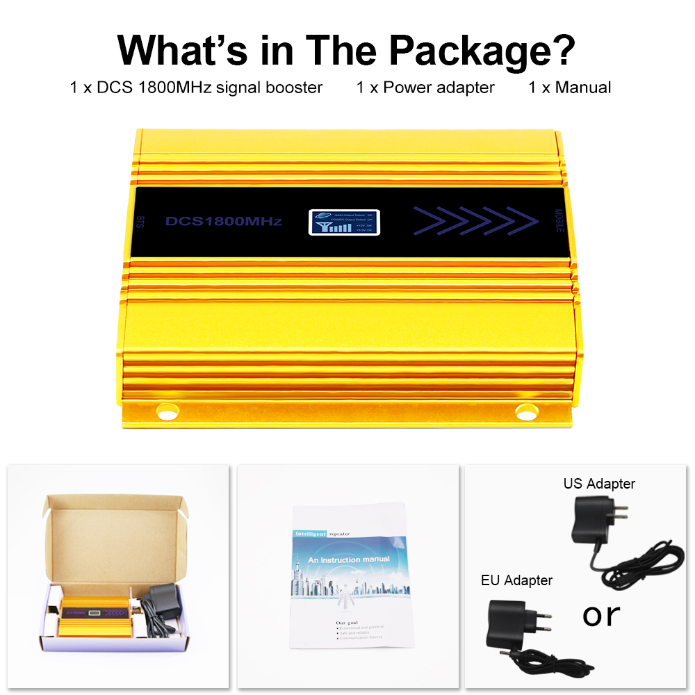 PCB 4g Lte 1800 mhz Booster LCD GSM Amplificador GSM 2g 4g Booster DCS 1800 Booster mobiele Telefoon Signaal Versterker Repeater