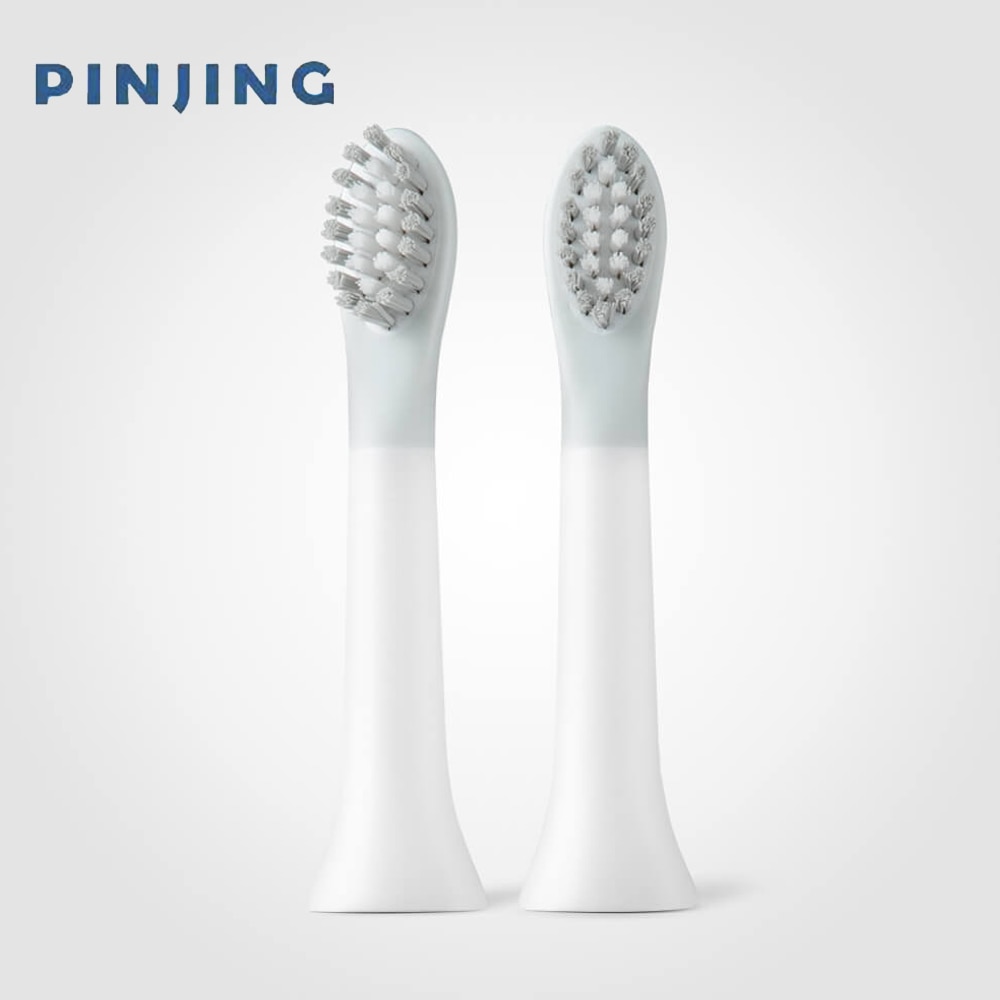 Originele Pinjing EX3 2 Stuks Tandenborstel Heads Zachte Sonic Elektrische Vervanging Tandenborstel Hoofd