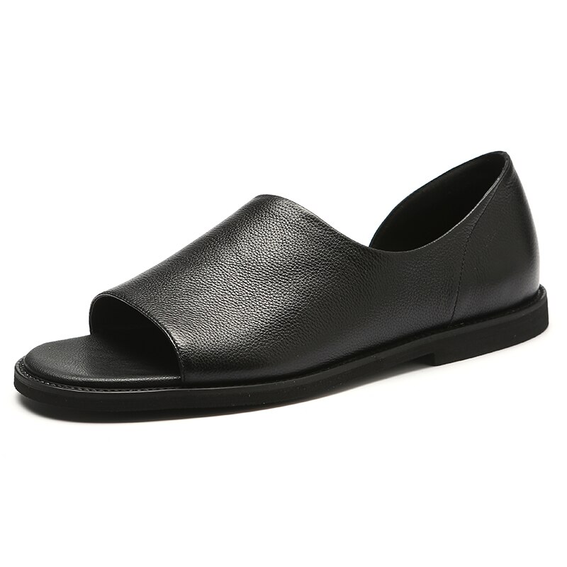 Flip flops herr man man svart sommar strand läder hem inomhus tofflor utomhus herr rutschkanor sandaler skor chanclas hombre