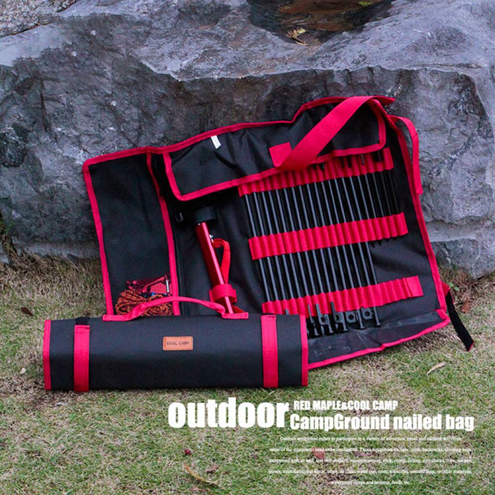 draussen Zelt Anbindung Hammer Tasche Camping Werkzeug Lagerung Tasche Camping Heringe NäGel Kordelzug Lagerung Beutel Abschluss Tasche Zubehör