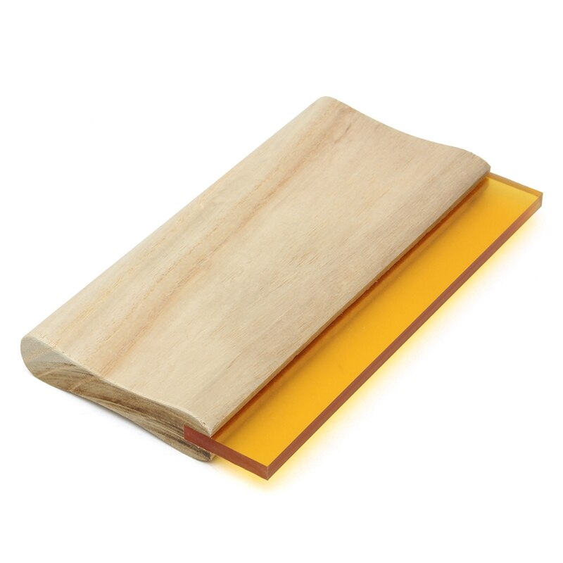 8 inch Silk Screen Printing Press Squeegee Single 70 Durometer Ink Scraper Tools: Default Title